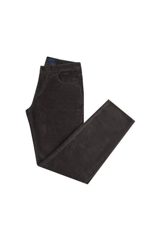 Gri Regular Fit 5 Cep Erkek Pantolon - 1