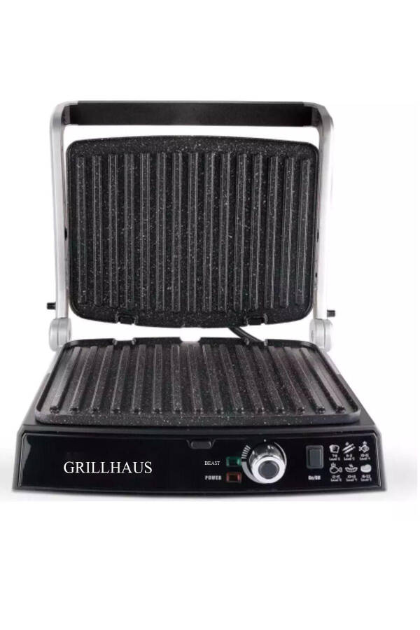 Grill Haus Toaster 2000 Vt Zanglamaydigan Po'lat Granit Panjara Mashinasi - 10