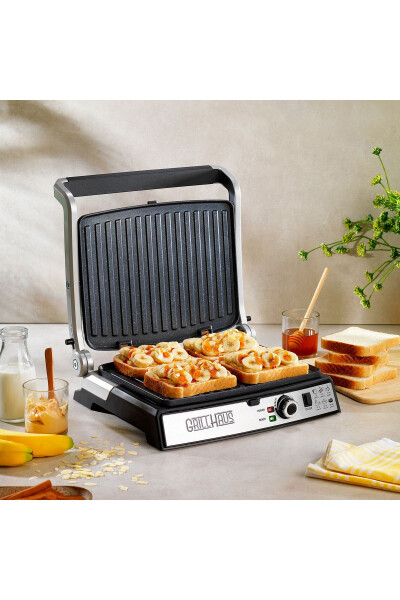 Grill Haus Toaster 2000 Vt Zanglamaydigan Po'lat Granit Panjara Mashinasi - 1