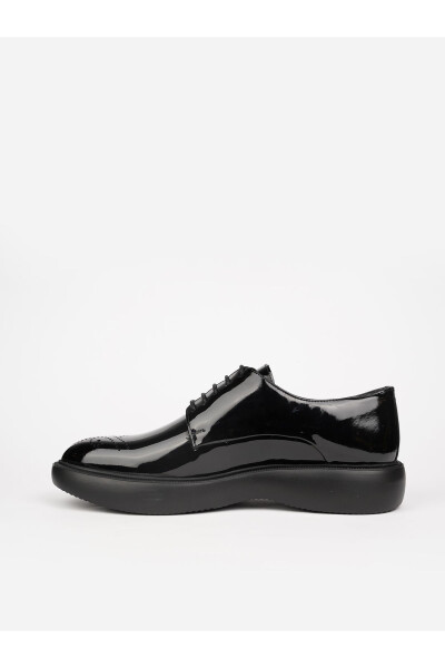 Groom and Suit Black Leather Shoes Offer Elegance and Comfort with a Black Innovative Style - 2