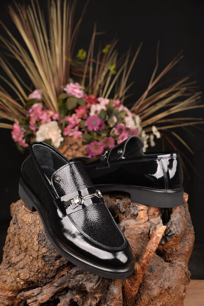 Groom & Suit Black Patent Leather Shoes Offer Style and Comfort with Innovative Design - 1