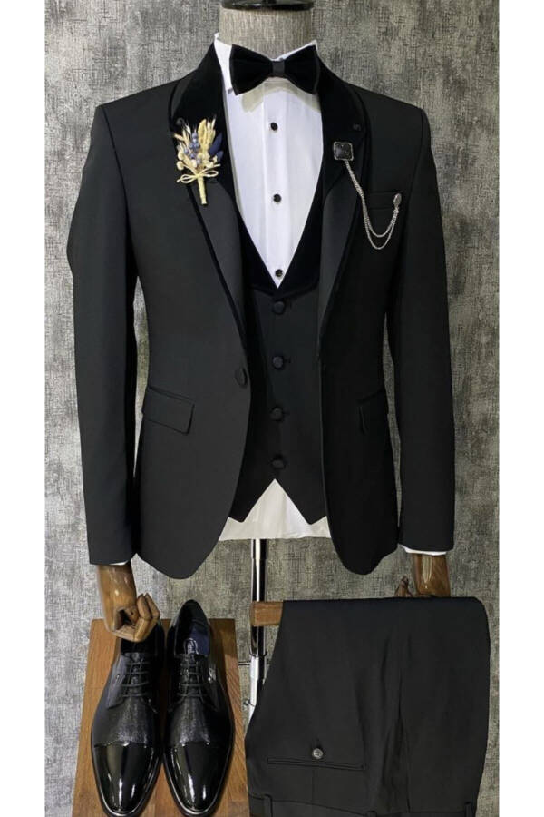 Groom Suit Tuxedo Slim Fit - 4