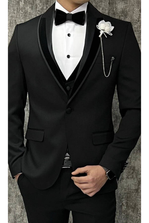 Groom Suit Tuxedo Slim Fit - 1