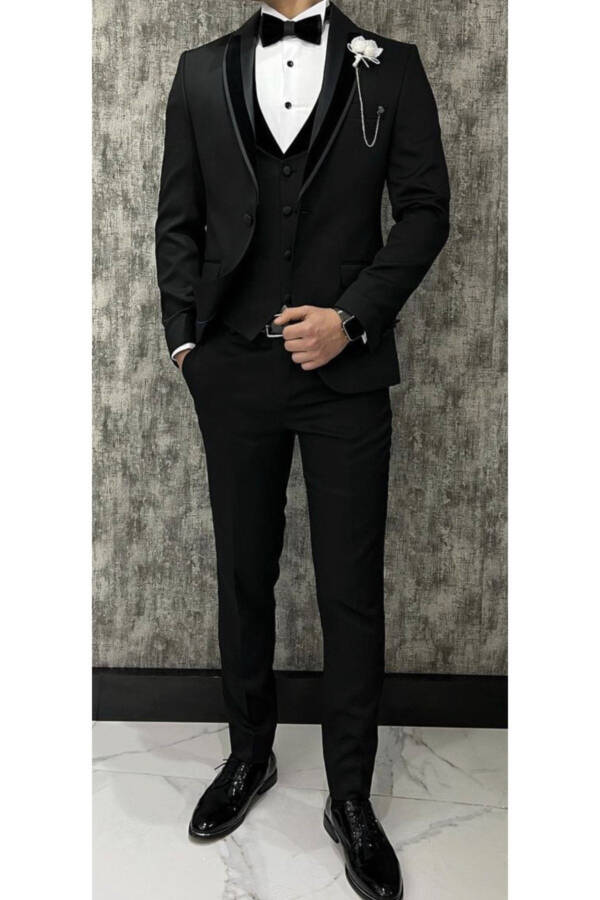 Groom Suit Tuxedo Slim Fit - 3