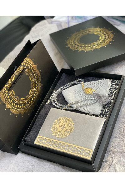 Groom Trousseau Holy Quran Set and Groom Prayer Mat Set - 1