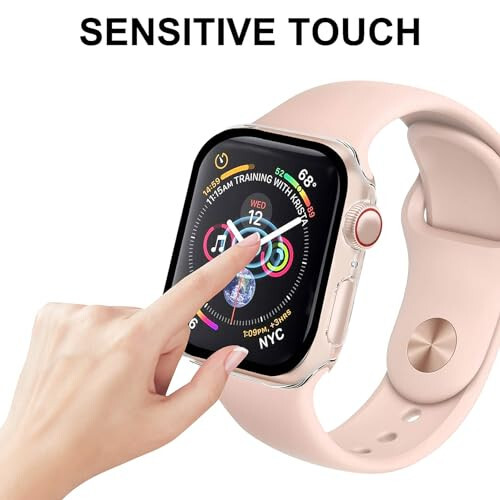 Gülümsüyor 2'li Paket Kılıf Dahili Temperli Cam Ekran Koruyucu Apple Watch Series 6/SE/Series 5/Series 4 40mm ile Uyumlu, Sert PC Kılıf Tam Koruyucu Kılıf - 1 Siyah + 1 Şeffaf - 6