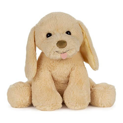 GUND Baby My Pet Puddles Animatsionli plyush, Premium to'ldirilgan hayvon havlaydigan plyush itcha bolasi 1 yosh va undan katta bolalar uchun, sariq, 12” - 1