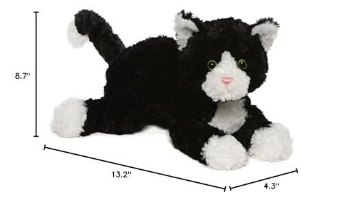 GUND Sebastian Tuxedo Kitten Plush Toy, Premium Cat Stuffed Animal for Ages 1 and Up, Black/White, 14