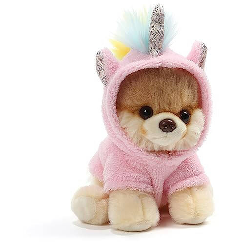 GUND World's Cutest Dog Boo Itty Bitty Boo Unicorn Stuffed Animal Plush, 5