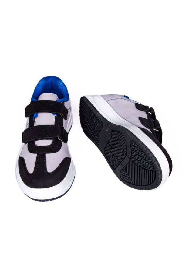 Günlük Ortapedik Çocuk Spor Ayakkabı Cırt Cırtlı Anatomik Esnek Taban Ergonomik Rahat Sneaker - 4