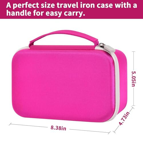 GWCASE Case Compatible with Oliso M3Pro/ M2 Mini Project Steam Iron. Travel Irons Carrying Organizer Holder for Solemate and Other Accessories (Box Only)- Purple - 5