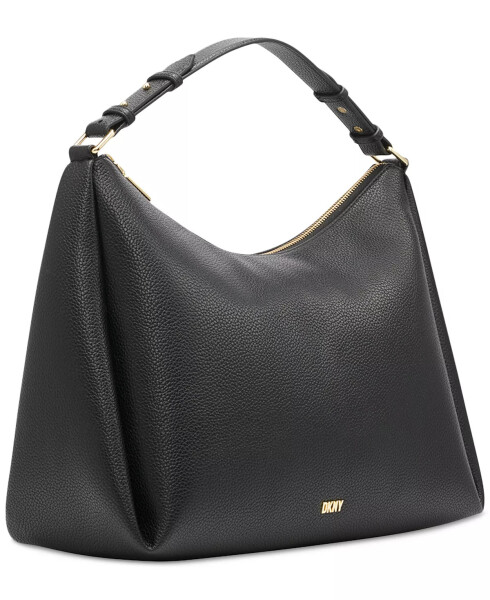 Hailey Medium Convertible Hobo Black/gold - 8