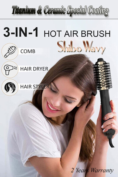 Hair Styler and Straightener Comb Titanium Ceramic Coating (2023 VERSION) - 5