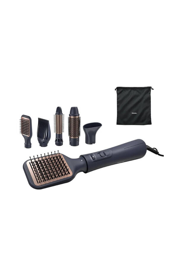 Hair Styling and Drying Set Bha530/00, Argan Oil Ceramic Coating, 5 Attachments, 3 Heat and Speed Settings - 9