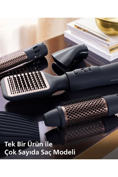 Hair Styling and Drying Set Bha530/00, Argan Oil Ceramic Coating, 5 Attachments, 3 Heat and Speed Settings - 4