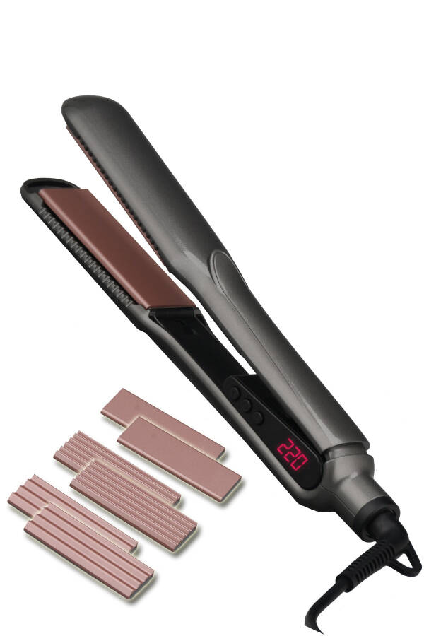 Hair Toaster Machine and Hair Straightener (3 DIFFERENT PLATES) Updated New Version - 7