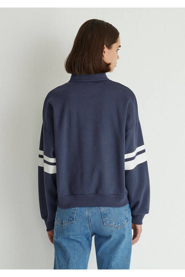 Half Zip Navy Sweatshirt 1S10171-70487 - 23