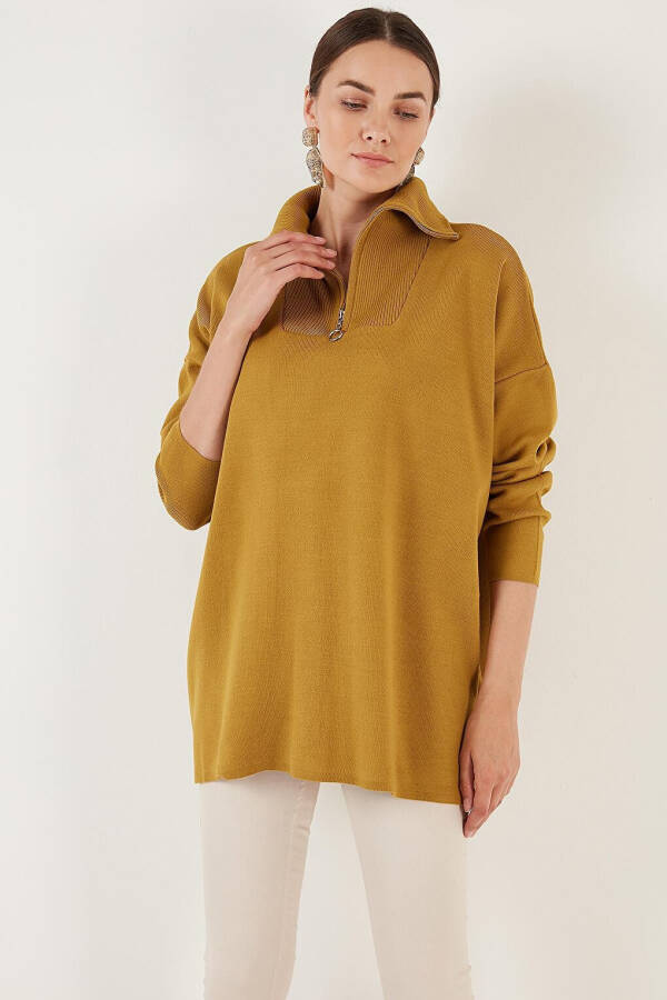 Half Zip Oversized Knit Sweater 4616079 - 6