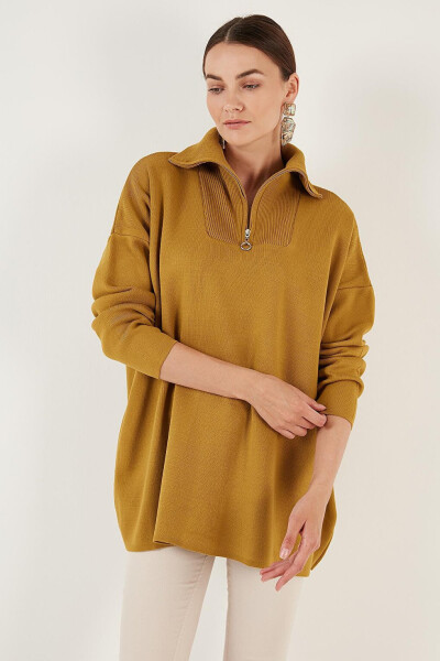 Half Zip Oversized Knit Sweater 4616079 - 9