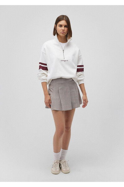 Half-Zip White Sweatshirt 1S10171-70057 - 20