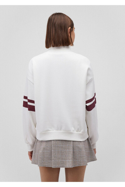 Half-Zip White Sweatshirt 1S10171-70057 - 23