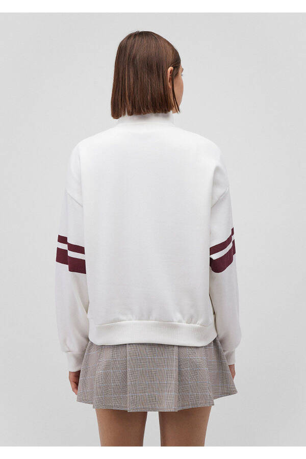 Half-Zip White Sweatshirt 1S10171-70057 - 23