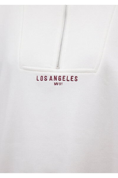 Half-Zip White Sweatshirt 1S10171-70057 - 25