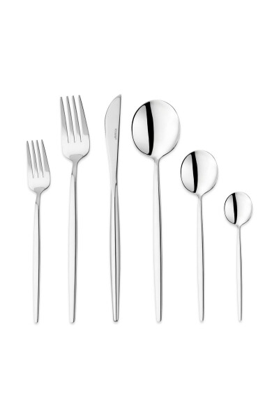 Hamburg 72 Piece Cutlery Set - Silver 07 - 2