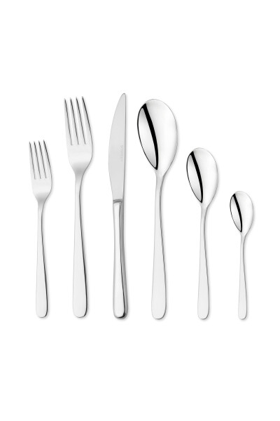 Hamburg Cutlery Set - 72 Pieces - Silver - 5