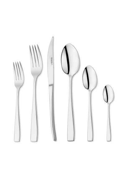 Hamburg Cutlery Set - 72 Pieces - Silver - 5