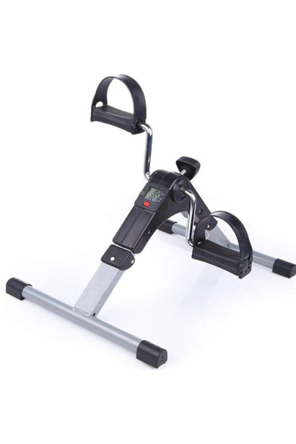 Hand Foot Mini Foldable Digital Display Exercise Bike - 6