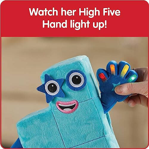 hand2mind Sing-Along Numberblock Five, Music Toys, Light Up Plush Toy, Plush Figure Toys, Cute Plushies, Stuffed Toys, Musical Toy, Preschool Number Toys, Math Learning Toys, Birthday Gifts for Kids - 2