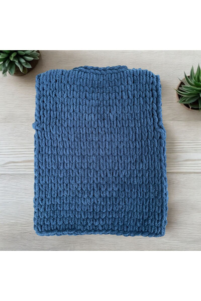 Handmade Baby Cardigan - Blue 