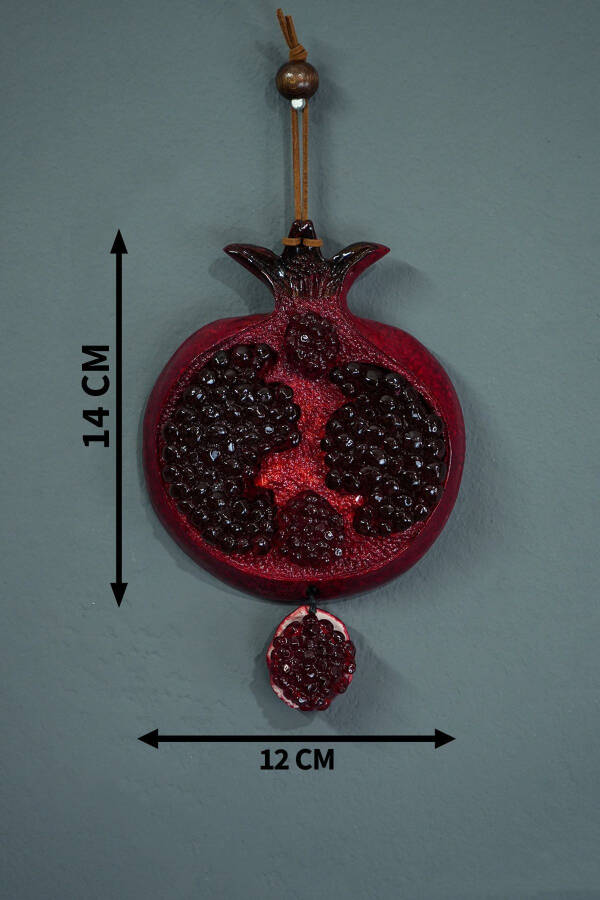 Handmade Pomegranate Wall Decoration Pomegranate Ornament Meaningful Home Gift Decorative Wall Accessory - 3