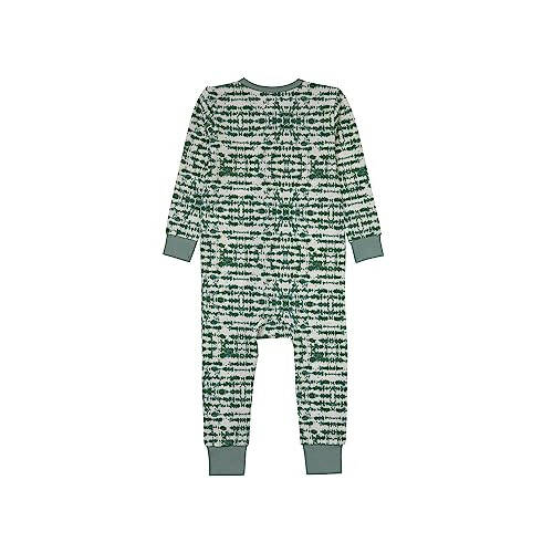 Hanes Baby Pure Comfort Organic Playsuit, Sleep & Play Infant Long Sleeve Footless Cotton Pajamas, Boy & Girl - 26