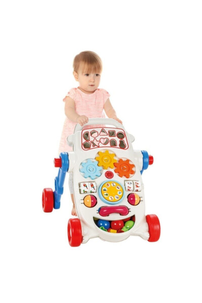 Happy First Steps Walker Baby Walker Blue - 3