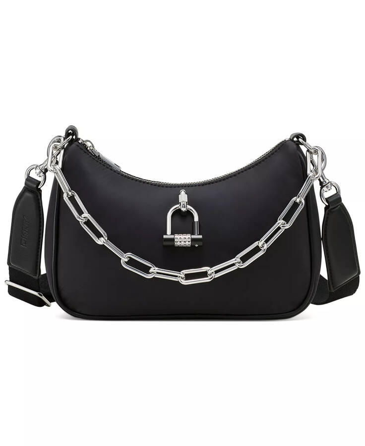 Harper Small Chain Crossbody Black/Silver - 1