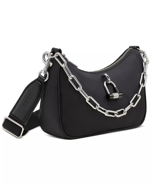 Harper Small Chain Crossbody Black/Silver - 3