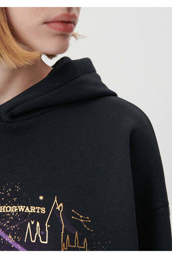 Harry Potter Baskılı Siyah Sweatshirt 1S10023-900 - 11