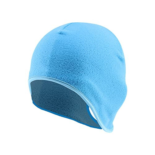 Hatop Thermal Skull Cap for Men Women Winter Hats Helmet Liner Cold Weather Running Sports Riding Skiing Climbing, Light Blue, One Size - 1