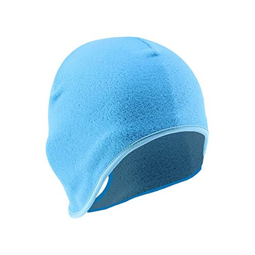 Hatop Thermal Skull Cap for Men Women Winter Hats Helmet Liner Cold Weather Running Sports Riding Skiing Climbing, Light Blue, One Size - 3