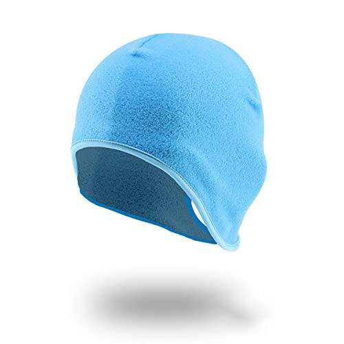 Hatop Thermal Skull Cap for Men Women Winter Hats Helmet Liner Cold Weather Running Sports Riding Skiing Climbing, Light Blue, One Size - 5