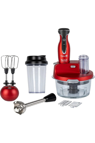 Hb2335 Powelix Activflow Onthego Blender, 1500 W, 1500 Ml Glass Jar, Red (9100046717) - 1