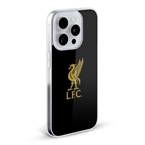 Head Case Designs Officially Licensed Liverpool Football Club Gold Logo On Black Liver Bird Soft Gel Case Compatible with Apple iPhone 11 Pro Max - 2