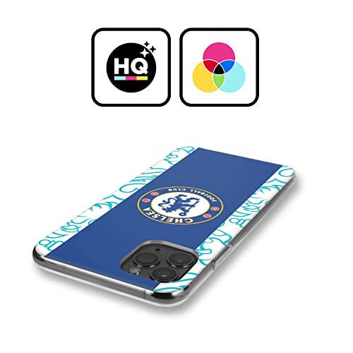 Head Case Designs Rasmiy litsenziyalangan Chelsea Futbol Klubi Home 2022/23 Kit Soft Gel korpusi, Apple iPhone 12 / iPhone 12 Pro bilan mos keladi - 8