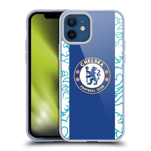 Head Case Designs Rasmiy litsenziyalangan Chelsea Futbol Klubi Home 2022/23 Kit Soft Gel korpusi, Apple iPhone 12 / iPhone 12 Pro bilan mos keladi - 2