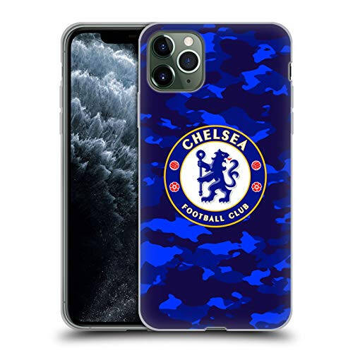 Head Case Designs Resmi Lisanslı Chelsea Futbol Kulübü Kamuflaj Arması Yumuşak Jel Kılıf Apple iPhone 11 Pro Max ile Uyumlu - 7