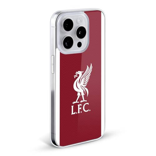 Head Case Designs Resmi Lisanslı Liverpool Futbol Kulübü Ev Forma 2023/24 Yumuşak Jel Kılıf Apple iPhone 14 Pro ile Uyumlu - 2