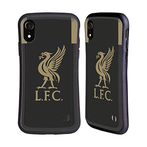 Head Case Designs Resmi Lisanslı Liverpool Futbol Kulübü Ev Kalecisi 2019/20 Kiti Hibrit Kılıf Apple iPhone XR ile Uyumlu - 1