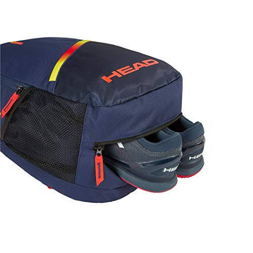 HEAD Racquetball & Pickleball Backpack - Racket Bag w/ Multiple Compartments & Adjustable Shoulder Straps - 3